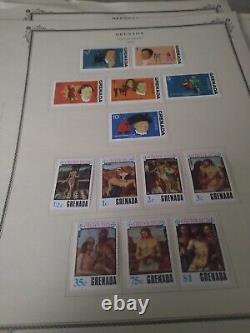 Grenada British Colonies Stamp Collection Outstanding In Every Way! HCV, HUGE, $$