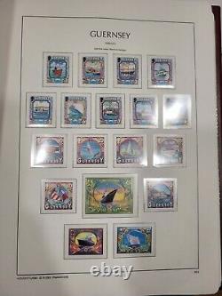 Guernsey 1941-2008 Near Complete Collection of Stamps In 2 KABE Albums Fine MUH