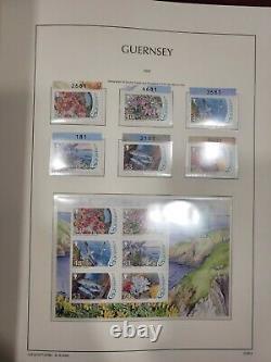 Guernsey 1941-2008 Near Complete Collection of Stamps In 2 KABE Albums Fine MUH