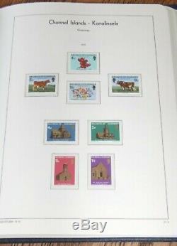 Guernsey/Jersey Stamp Collection in Beautiful Lighthouse Album + 299 MNH HCV$$