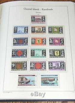 Guernsey/Jersey Stamp Collection in Beautiful Lighthouse Album + 299 MNH HCV$$