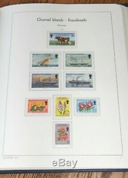 Guernsey/Jersey Stamp Collection in Beautiful Lighthouse Album + 299 MNH HCV$$