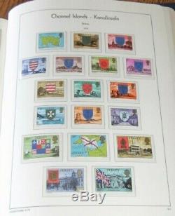 Guernsey/Jersey Stamp Collection in Beautiful Lighthouse Album + 299 MNH HCV$$