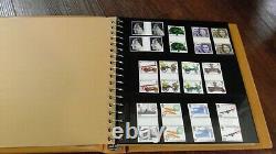 Gutter Pair Collection Unfolded 1972-1988 Fv Mnh Stamps £177 Lindner Album