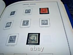 H. E. Harris Liberty Stamp Album Over 800 United States Stamps Mint & Used