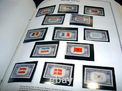 H. E. Harris Liberty Stamp Album Over 800 United States Stamps Mint & Used