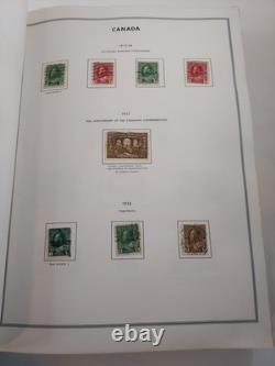 H. E. Harris Stamp Album CANADA & PROVINCES Many Stamps inc. 1800s