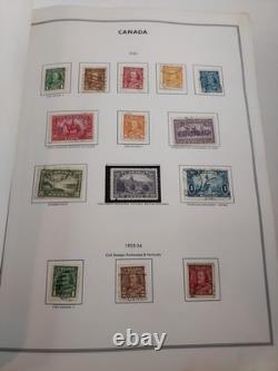H. E. Harris Stamp Album CANADA & PROVINCES Many Stamps inc. 1800s