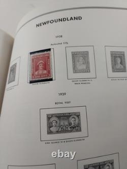 H. E. Harris Stamp Album CANADA & PROVINCES Many Stamps inc. 1800s