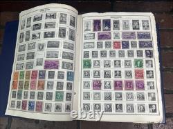 H. E. Harris Statesman Deluxe Album Worldwide Thousands of STAMPS