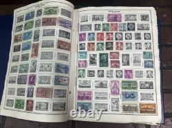 H. E. Harris Statesman Deluxe Album Worldwide Thousands of STAMPS