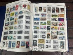 H. E. Harris Statesman Deluxe Album Worldwide Thousands of STAMPS