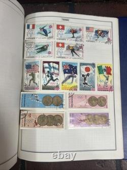 H. E. Harris Statesman Deluxe Album Worldwide Thousands of STAMPS