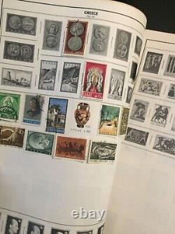 HARRIS STAMP ALBUM WORLDWIDE PAGES D-G with HUNDREDS Of Stamps