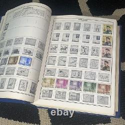 HE Harris Statesman Deluxe Album Postage Stamps Of The World HUGE Collection