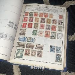 HE Harris Statesman Deluxe Album Postage Stamps Of The World HUGE Collection