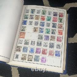 HE Harris Statesman Deluxe Album Postage Stamps Of The World HUGE Collection