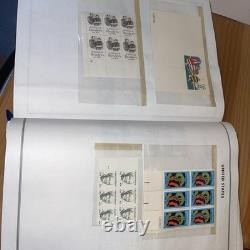 HE Harris USA LIBERTY 1 STAMP ALBUM Part A 1847-1983 BINDER With 250+ Stamps/Block