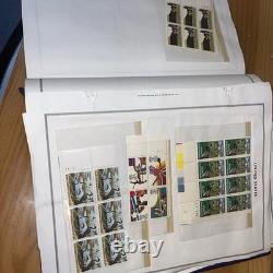 HE Harris USA LIBERTY 1 STAMP ALBUM Part A 1847-1983 BINDER With 250+ Stamps/Block