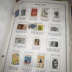 HE Harris USA LIBERTY 1 STAMP ALBUM Part A 1847-1983 BINDER With 250+ Stamps/Block