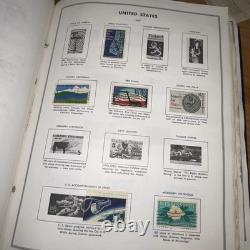 HE Harris USA LIBERTY 1 STAMP ALBUM Part A 1847-1983 BINDER With 250+ Stamps/Block