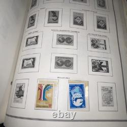 HE Harris USA LIBERTY 1 STAMP ALBUM Part A 1847-1983 BINDER With 250+ Stamps/Block