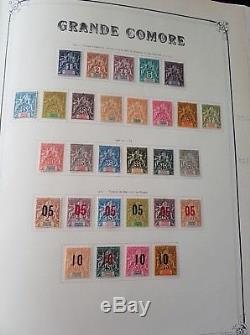HIVER 2018 LOT 259-22 Collection timbres colonies françaises en 1 album Yvert