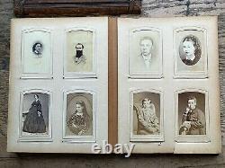 HONEOYE Rochester NY Jackson MICH Cabinet Card & CDV 75 Photos ALBUM Tax Stamps