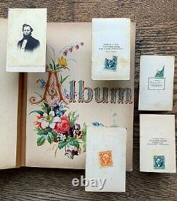 HONEOYE Rochester NY Jackson MICH Cabinet Card & CDV 75 Photos ALBUM Tax Stamps