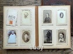 HONEOYE Rochester NY Jackson MICH Cabinet Card & CDV 75 Photos ALBUM Tax Stamps