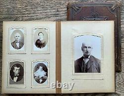 HONEOYE Rochester NY Jackson MICH Cabinet Card & CDV 75 Photos ALBUM Tax Stamps