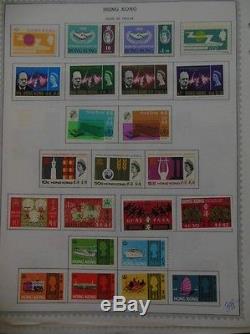 HONG KONG All Mint OG Hinged collection on album pages between years 1961-1976