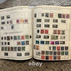 HUGE LOADED WORLD WIDE POSTAGE STAMP ALBUM 1,000s STAMPS FROM 100+ COUNTRIES
