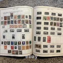 HUGE LOADED WORLD WIDE POSTAGE STAMP ALBUM 1,000s STAMPS FROM 100+ COUNTRIES