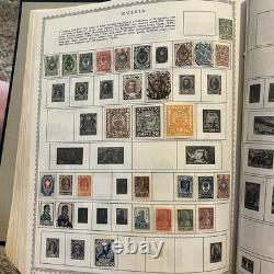 HUGE LOADED WORLD WIDE POSTAGE STAMP ALBUM 1,000s STAMPS FROM 100+ COUNTRIES