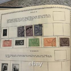 HUGE LOADED WORLD WIDE POSTAGE STAMP ALBUM 1,000s STAMPS FROM 100+ COUNTRIES