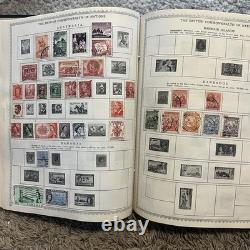 HUGE LOADED WORLD WIDE POSTAGE STAMP ALBUM 1,000s STAMPS FROM 100+ COUNTRIES