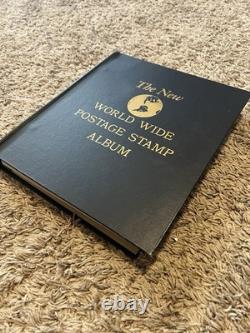 HUGE LOADED WORLD WIDE POSTAGE STAMP ALBUM 1,000s STAMPS FROM 100+ COUNTRIES