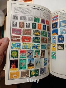 HUGE SENIOR STATESMAN World Stamp Album Foreign Postage Almost 8,000