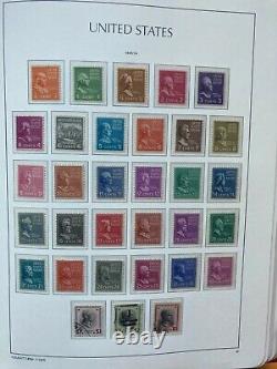 HUGE USA STAMP COLLECTION IN 4 De Luxe LIGHTHOUSE ALBUMS