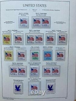 HUGE USA STAMP COLLECTION IN 4 De Luxe LIGHTHOUSE ALBUMS