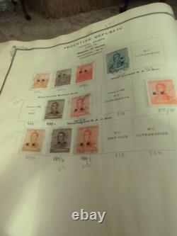 HUGE VINTAGE SCOTT ALBUM stuffed With International High Value Stamps. Amazing