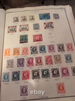 HUGE VINTAGE SCOTT ALBUM stuffed With International High Value Stamps. Amazing