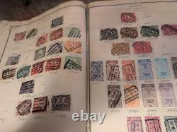 HUGE VINTAGE SCOTT ALBUM stuffed With International High Value Stamps. Amazing