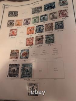 HUGE VINTAGE SCOTT ALBUM stuffed With International High Value Stamps. Amazing