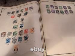 HUGE VINTAGE SCOTT ALBUM stuffed With International High Value Stamps. Amazing