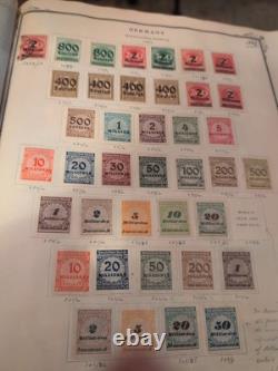 HUGE VINTAGE SCOTT ALBUM stuffed With International High Value Stamps. Amazing