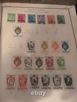 HUGE VINTAGE SCOTT ALBUM stuffed With International High Value Stamps. Amazing