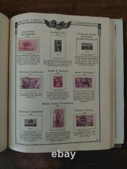 HUGE Vintage All American Stamp Album Collection Near Complete US