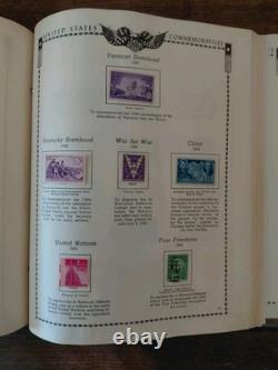 HUGE Vintage All American Stamp Album Collection Near Complete US